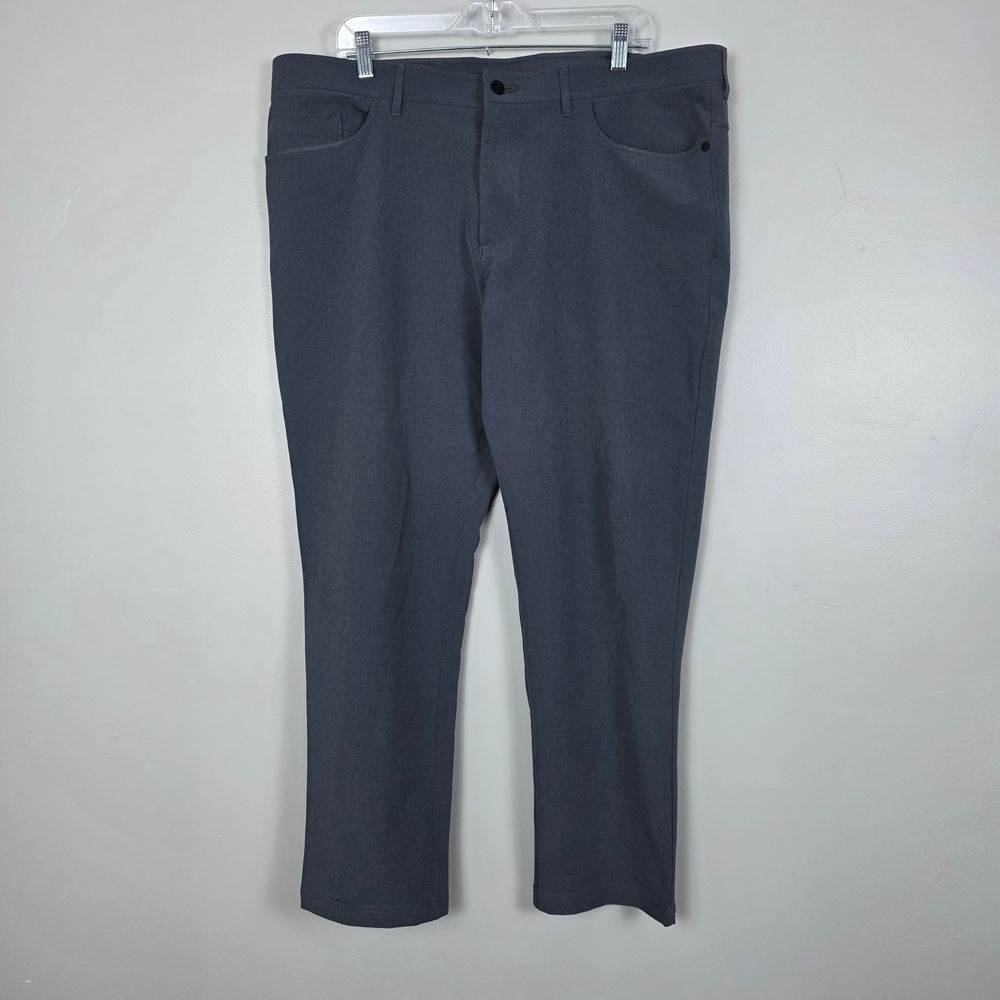 Public Rec Mens Straight Leg Gray Dress Pants Size 42x29